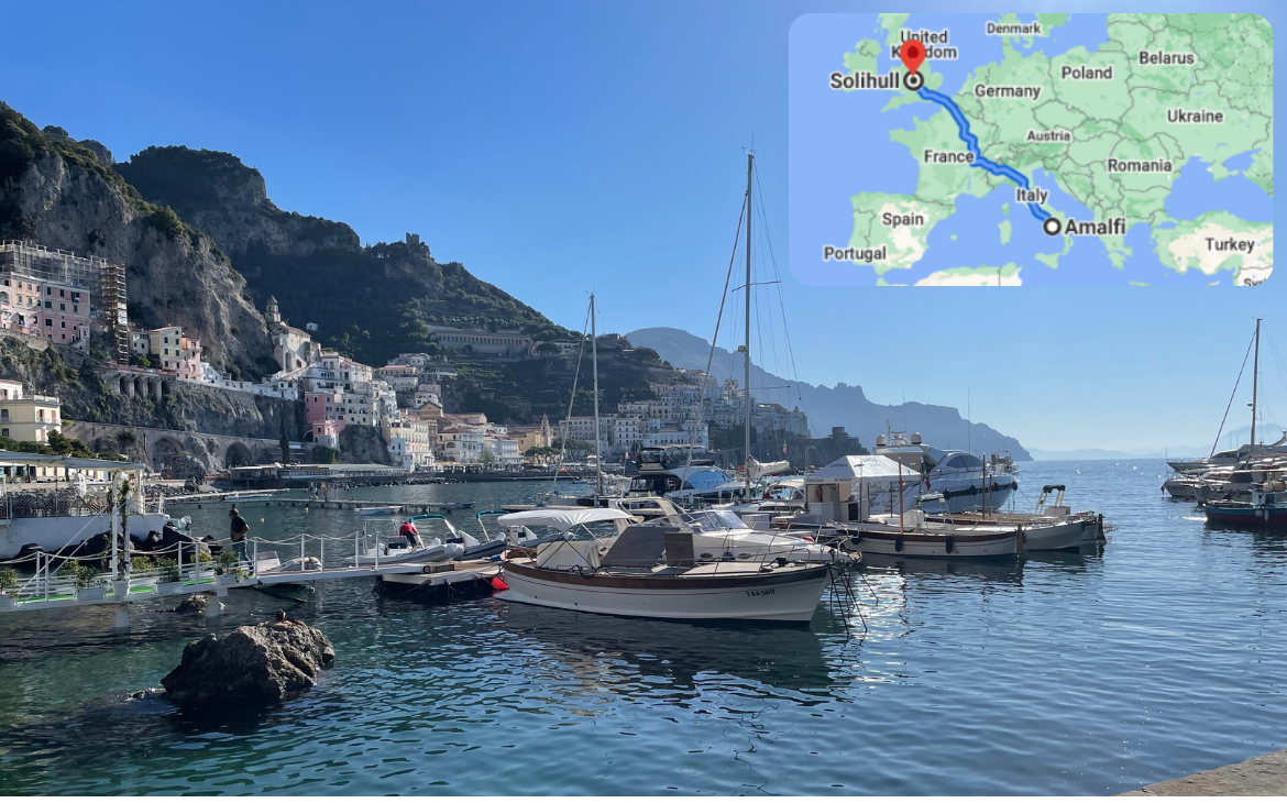 From Solihull to Amalfi (Via Rome)